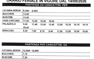 Canicattini Bagni, trasporto studenti pendolari: il servizio AST per Siracusa e Palazzolo attivo dal 15 settembre