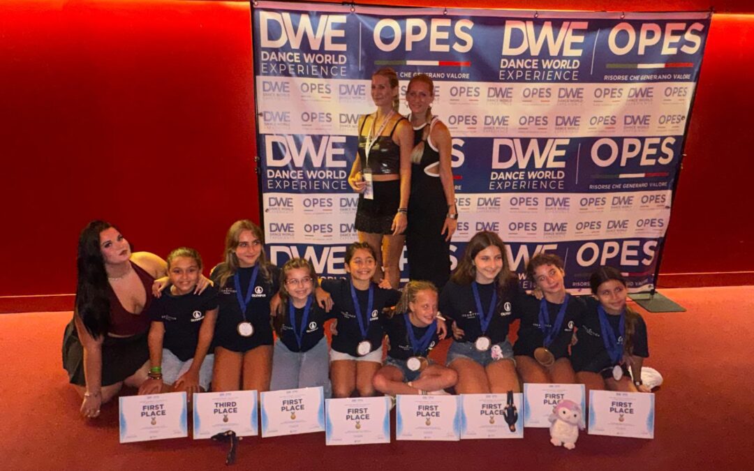 Floridia, trionfo dell’Olympus a Barcellona: pioggia di medaglie al Dance International Award per le giovani atlete siciliane
