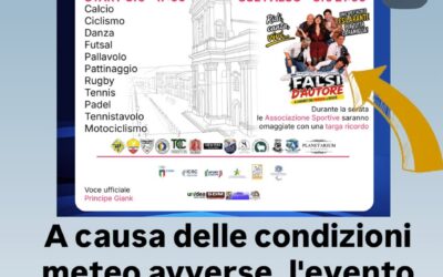 Meteo avverso a Canicattini Bagni: cambio programma per lo Sportcity Day 2026