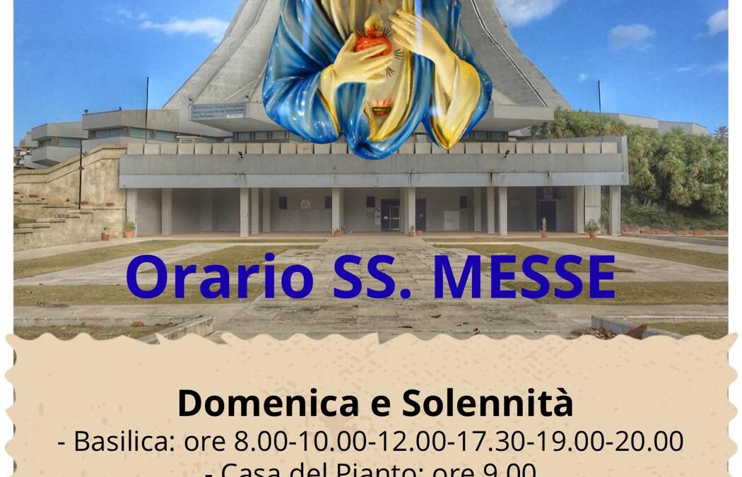 Madonna delle Lacrime, dal 7 settembre nuovi orari delle Sante Messe a Siracusa