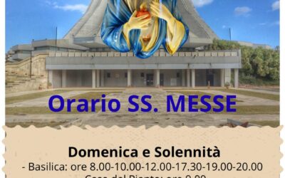 Madonna delle Lacrime, dal 7 settembre nuovi orari delle Sante Messe a Siracusa