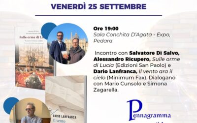 Etnabook Festival: venerdì 25 settembre a Pedara la presentazione di “Sulle orme di Lucia”