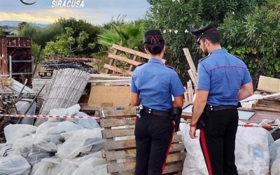 Augusta, discarica abusiva scovata dall’alto: denunciato un 50enne