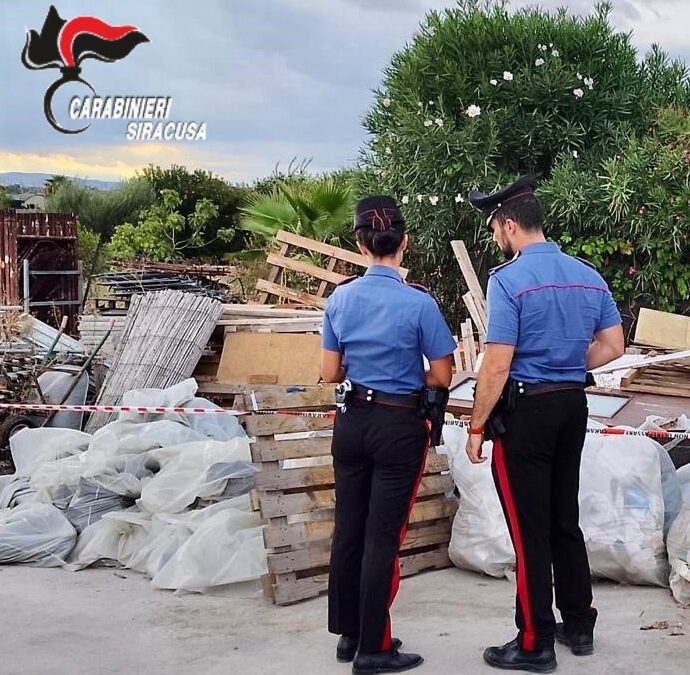 Augusta, discarica abusiva scovata dall’alto: denunciato un 50enne