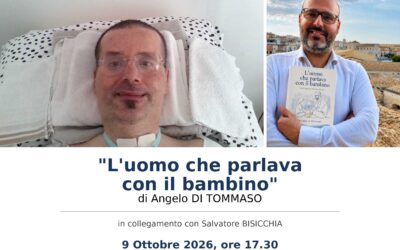 Angelo Di Tommaso affida la conclusione della presentazione del suo libro all’amico Salvatore Bisicchia, affetto da SLA