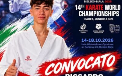 Villasmundo ai Mondiali di Karate: Riccardo Castro convocato in Nazionale per i Campionati del Mondo Giovanili