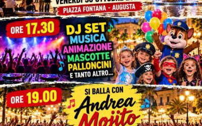 AUGUSTA – Torna la Festa dei Morticini in Piazza Fontana: musica, balli e animazione per bambini