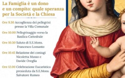 Noto, il 25 ottobre il Pellegrinaggio delle Famiglie della Metropolia di Siracusa