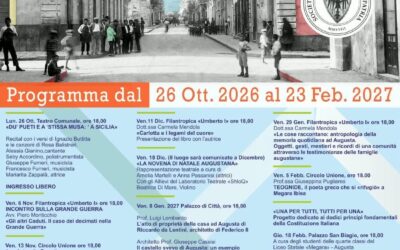 V Festival della Storia Patria Augustana e non solo: ad Augusta quattro mesi di incontri, libri e teatro