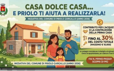 PRIOLO GARGALLO | Aiuti per la prima casa. Fino a 10.000 euro per chi compra o costruisce