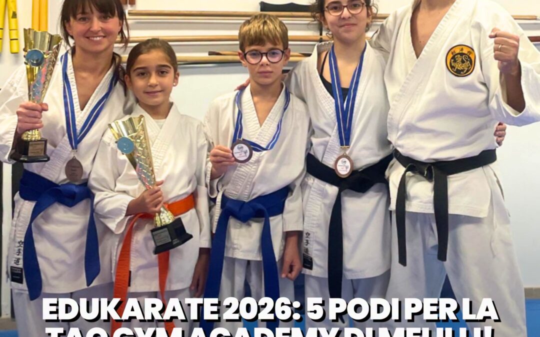 Trionfo per l’ASD Tao Gym Academy di Melilli | Ben 5 podi alla 12ª edizione di Edukarate