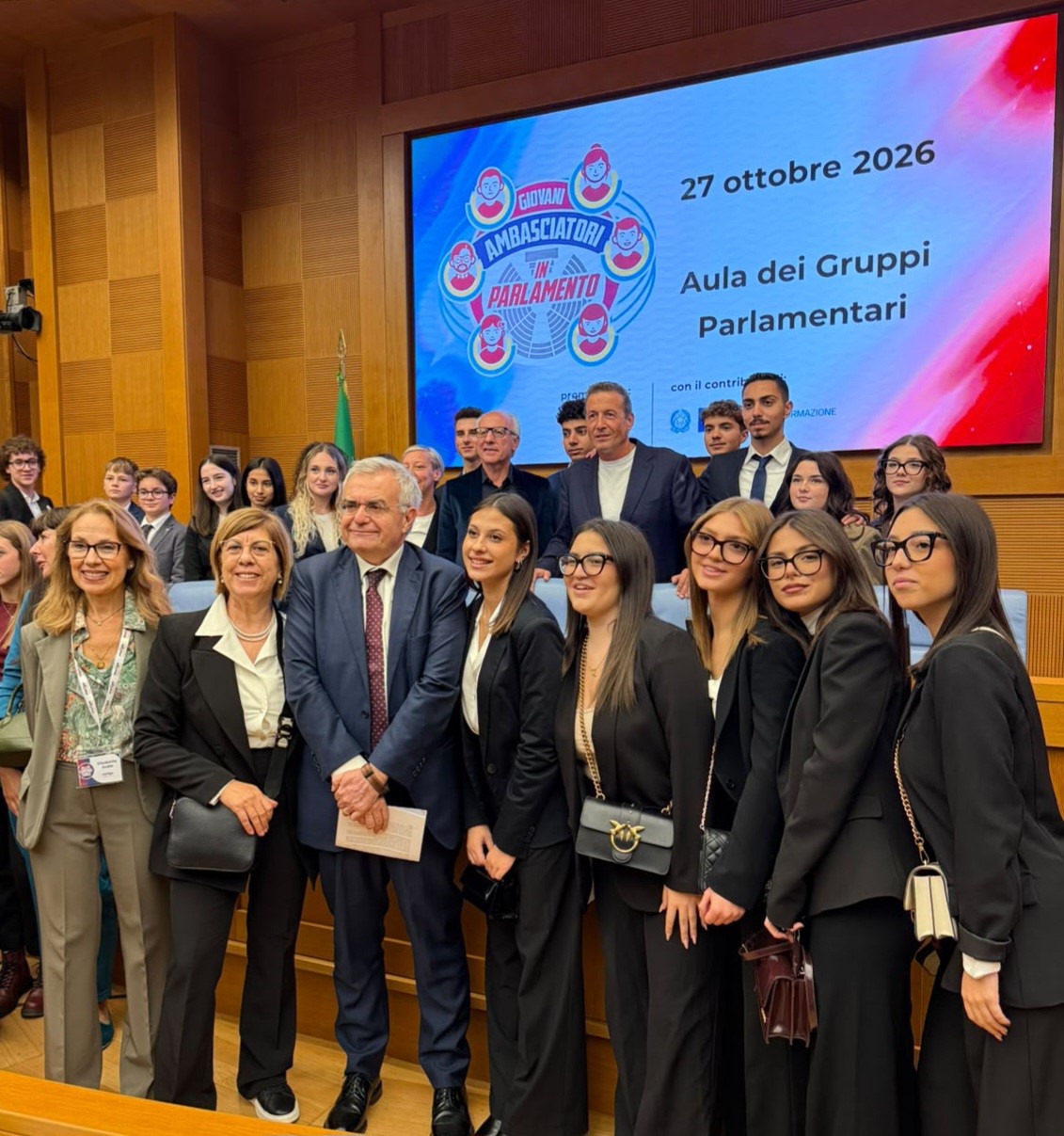 Gli studenti dell’Istituto Gorgia Vittorini Moncada di Lentini Giovani Ambasciatori a Roma