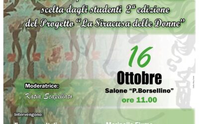 Una via al femminile per Siracusa: venerdì si conosce il nome scelto dai ragazzi