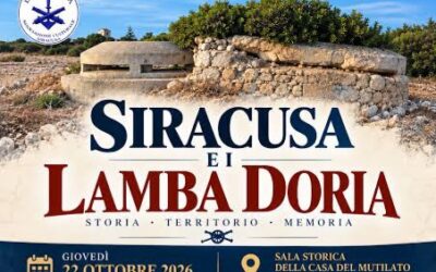 Siracusa e i Lamba Doria: storia e memoria militare al centro dell’incontro alla Casa del Mutilato