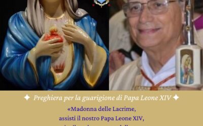 Papa Leone XIV dovrà sottoporsi a intervento: da oggi il Santuario di Siracusa lo affida alla Madonna delle Lacrime