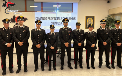 Siracusa, arrivano 8 giovani Marescialli dei Carabinieri: tirocinio pratico nei Comandi Stazione della provincia