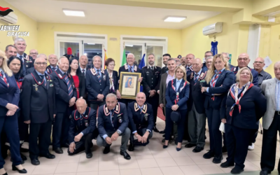 Siracusa, 96 anni per il decano Giuseppe Caligiore: l’ANC celebra una vita nell’Arma con i vertici provinciali